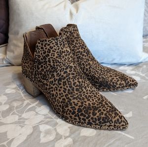dolce vita leopard print booties